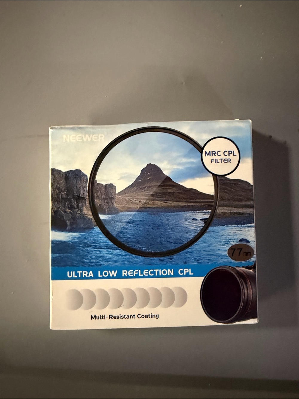 Neewer 77mm Ultra Low Reflection CPL Filter - Black